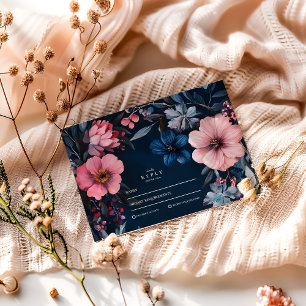 Cartons Réponse Esthétique Mariage Goth vintage