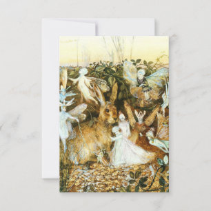 Cartons Réponse Fées et lapin