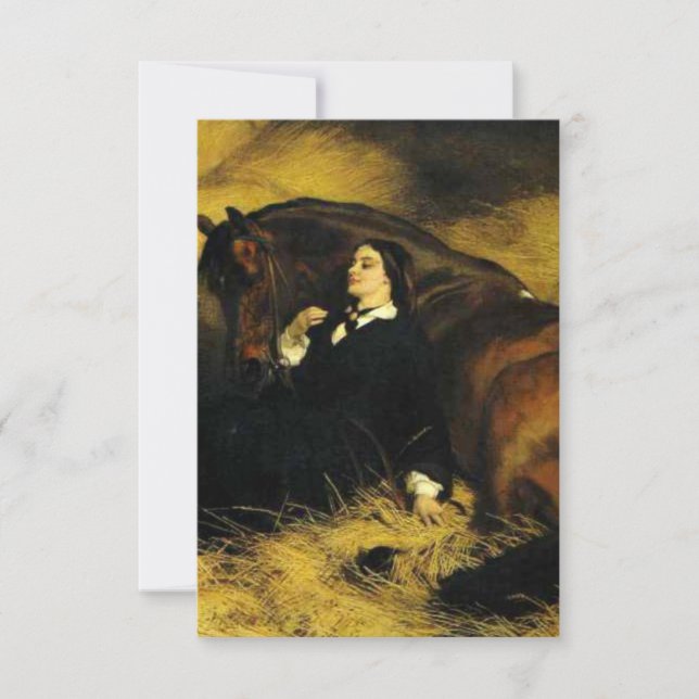 Cartons Réponse Femme et Cheval (Devant)