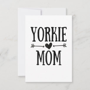 Cartons Réponse Femmes Yorkie Maman Funny Yorkshire Terrier Cadeau