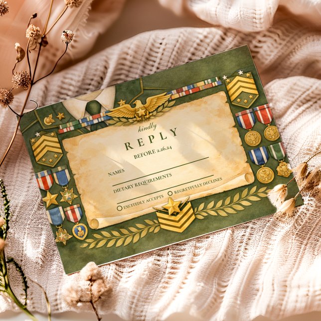 Cartons Réponse Fête de remise des diplômes Honneur & Valeur (Créateur téléchargé)