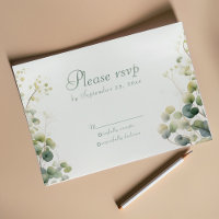Feuilles romantiques floraux Eucalyptus, mariage r