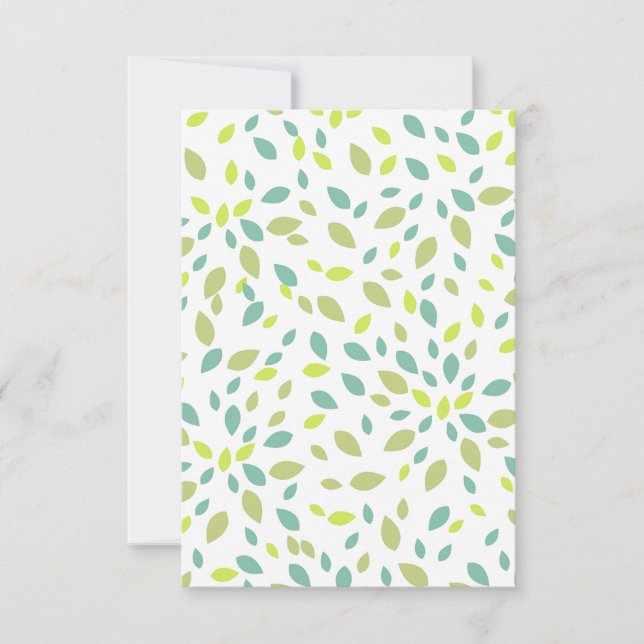 Cartons Réponse Feuilles (Vertes) (Devant)