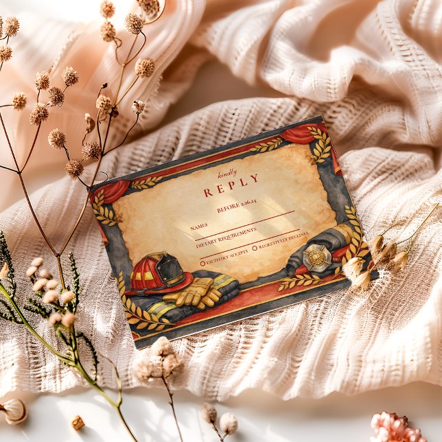 Cartons Réponse Firefighter Academy Graduation Celebration (Créateur téléchargé)