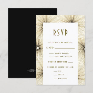 Cartons Réponse Fireworks noir et blanc