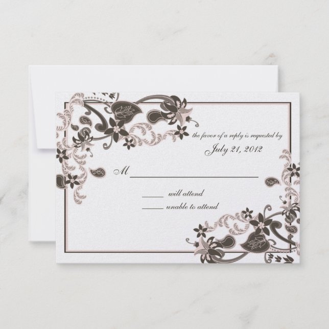 Cartons Réponse Flamingo Paradise (Devant)