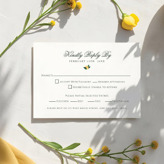 Cartons Réponse Fleur de citron Arbre Floral Élégant Mariage blanc