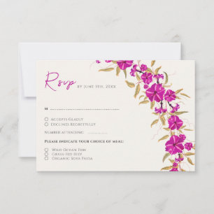 Cartons Réponse Fleur de vigne à trompette sauvage violette Jardin