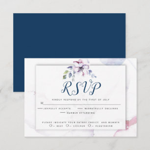 Cartons Réponse Fleurs de pomme d'aquarelle