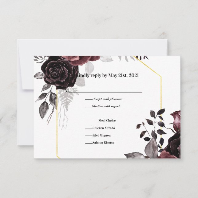 Cartons Réponse Fleurs Enchanteresses (Devant)