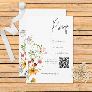 Cartons Réponse Fleurs sauvages d'été rustiques & Tournesols