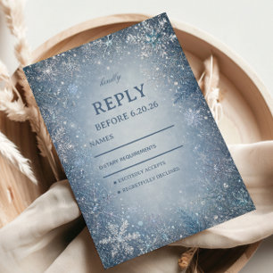 Cartons Réponse Flocons de Neige Glacés Sous une Lumière de Crista