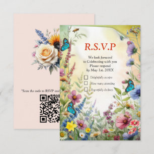Cartons Réponse Flores florales du printemps et de l'été