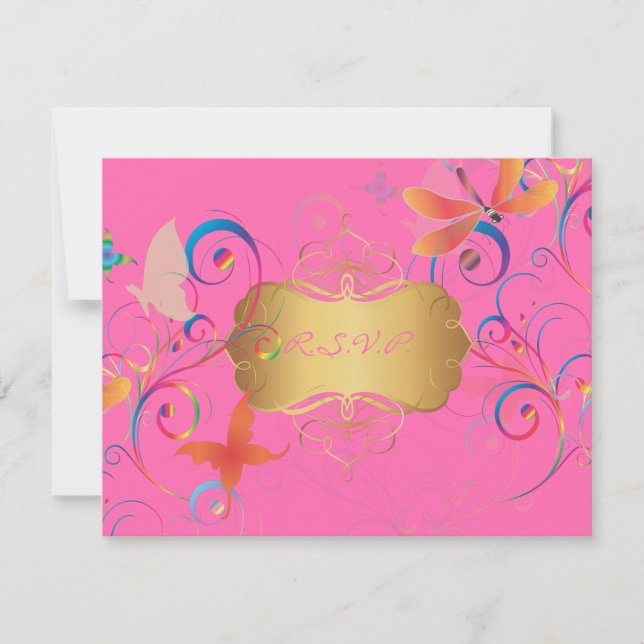 Cartons Réponse Fluttering by.. dragon fly+papillons+tourbillons (Devant)