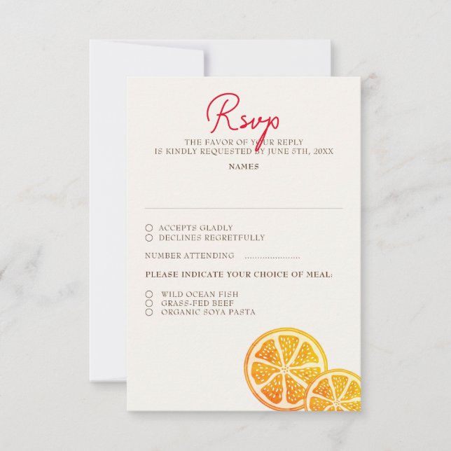 Cartons Réponse Fraîcheur Citrus Foliage Mariage (Devant)