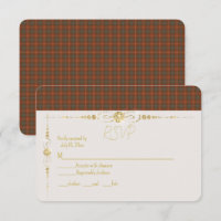 Fraser Red Patiné Original Tartan écossais