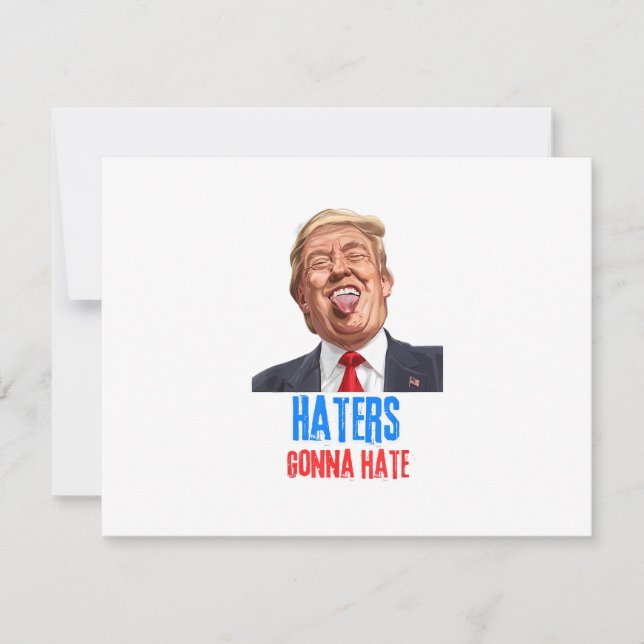 Cartons Réponse Funny Haters va détester des citations drôles en d (Devant)