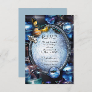 Cartons Réponse Galaxie visiteurs dans l'espace