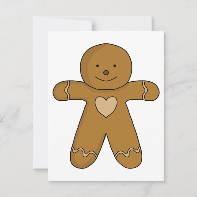Cartons Réponse GingerBread Man Christmas Cookie (Devant)