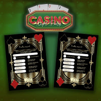 Glam Gold Black Art Déco 20s Mariage et itinéraire