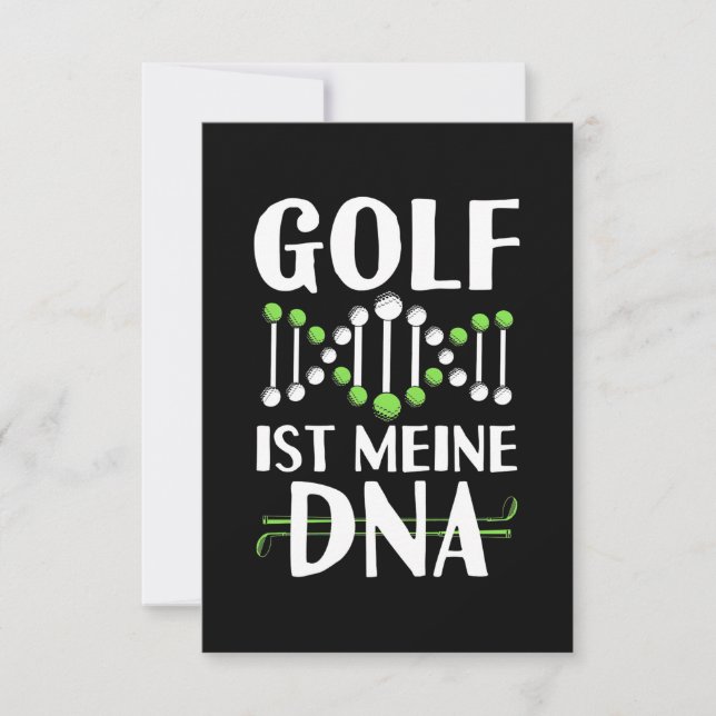 Cartons Réponse Golf C'est mon ADN (Devant)
