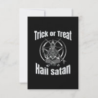Hail Satan Pentagram Goat Halloween
