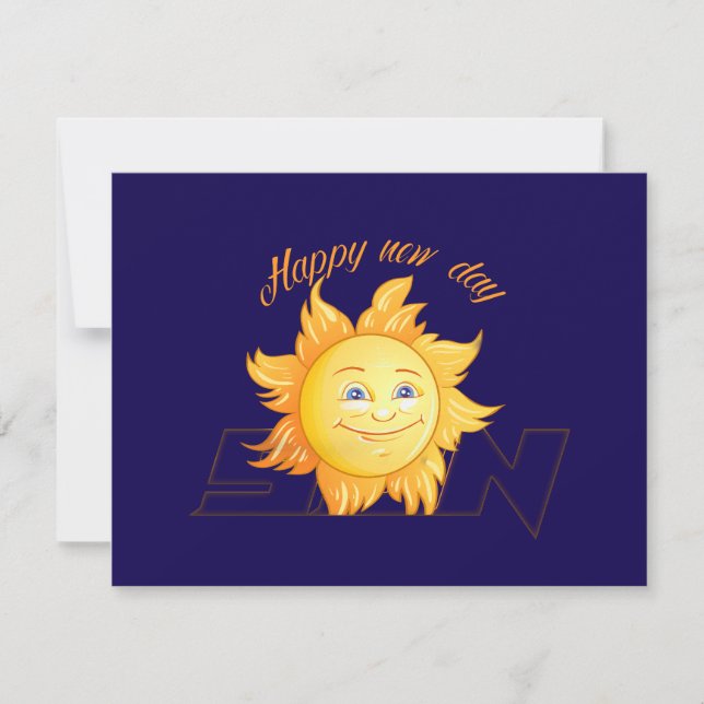 Cartons Réponse Happy Sun (Devant)