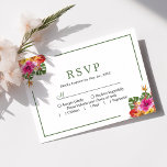 Cartons Réponse Hibiscus tropical Palm floral Feuilles mariage RSV<br><div class="desc">Hibiscus Tropical Palm Floral Feuilles mariage carte RSVP. Magnifique mariage tropical élégant design RSVP avec fleurs d'aquarelle botanique. Ce design personnalisé et moderne peut facilement être personnalisé avec vos propres détails.</div>