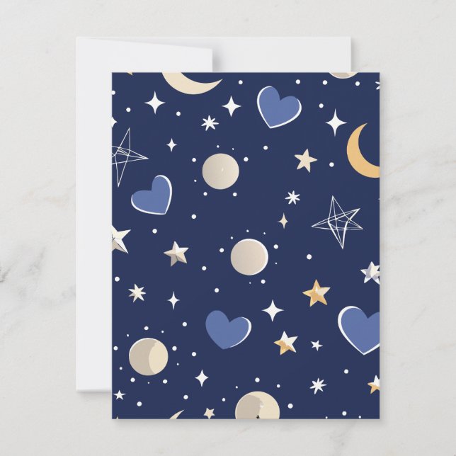 Cartons Réponse Histoire d'amour céleste (Devant)