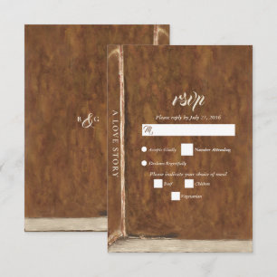 Cartons Réponse Histoire d'amour vintage Bibliothèque de contes de