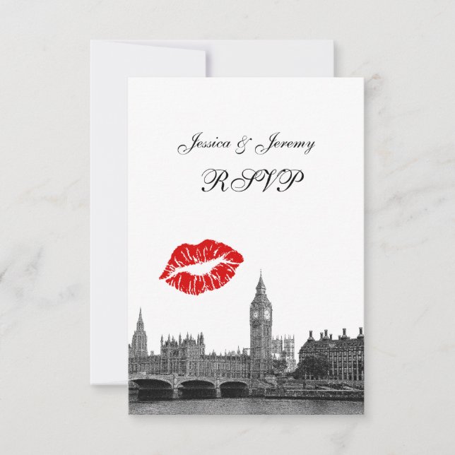 Cartons Réponse Horizon de Londres Angleterre Baiser NB ISP #2 (Devant)