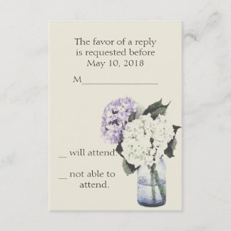 Cartons Réponse Hydrangea Dreams