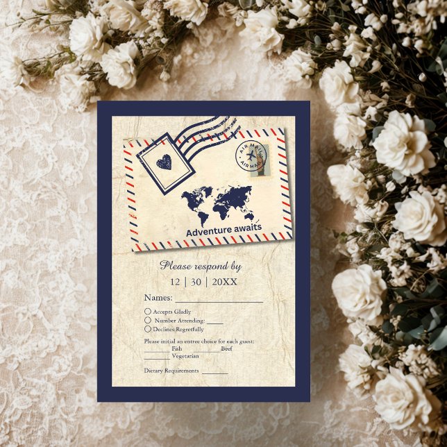 Cartons Réponse International Adventure Rustique Destination Maria (Créateur téléchargé)