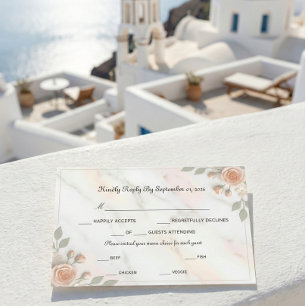 Cartons Réponse Jardin botanique romantique écriture pastel