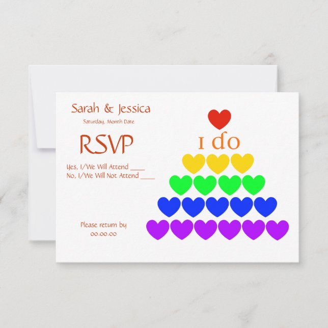 Cartons Réponse Je fais des coeurs (Devant)