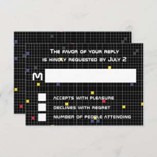 Cartons Réponse Jeu de Bat mitzvah à la barre BM sur