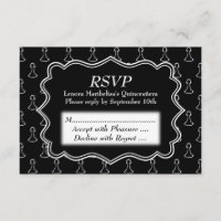 Jeu d'échecs noir et blanc quincenera à thème