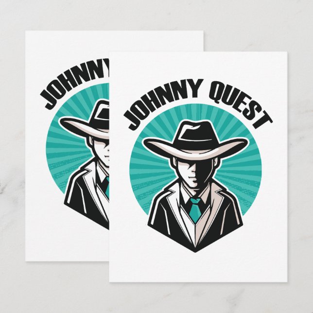 Cartons Réponse Johnny Quest (Devant / Derrière)
