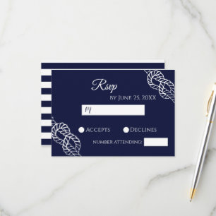 Cartons Réponse Jouer le noeud corde nautique Blanc & Mariage de m