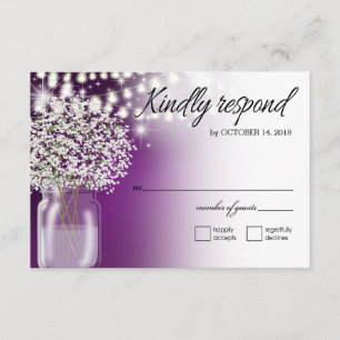 Cartons Réponse La ficelle de pot de maçon du souffle du bébé