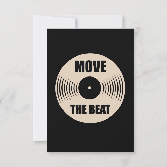 Cartons Réponse La Musique Déplace Le Beat (Devant)