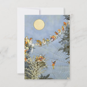 Cartons Réponse "L'anniversaire des fées" de Heath Robinson