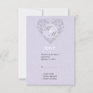 Cartons Réponse Lavender HeartyChic