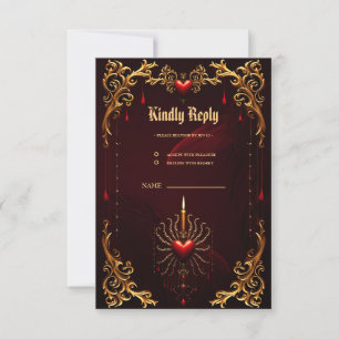 Cartons Réponse Le magnifique art de l'élégance gothique. Ro