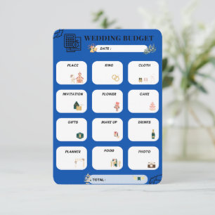 Cartons Réponse 💍 📝 Le Planificateur Budgétaire Mariage Ultime