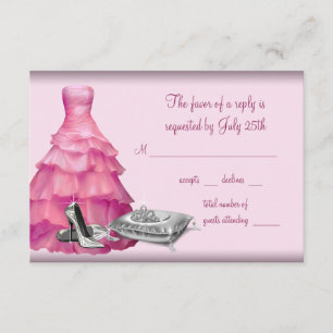 Cartons Réponse Le talon haut rose de robe de boule chausse