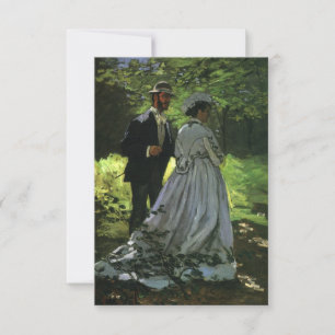 Cartons Réponse Les Promenades (Les Poussettes) par Monet Mariage