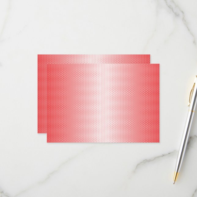 Cartons Réponse Les touches rouge, orange et rose se mélangent (Devant/Arrière en situation)