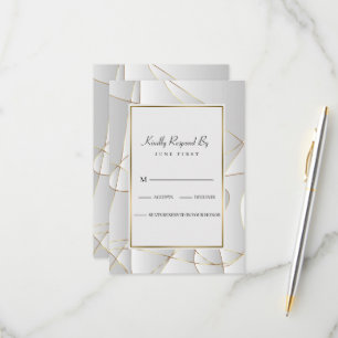 Cartons Réponse Lignes d'or Art déco