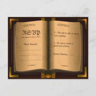 Cartons Réponse Livre en cuir vintage antique